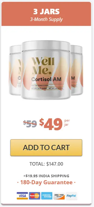 cortisol am 3 jars price