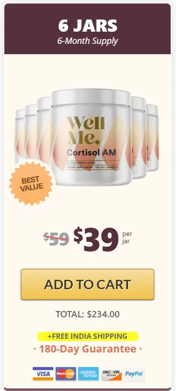 cortisol am 6 jars price